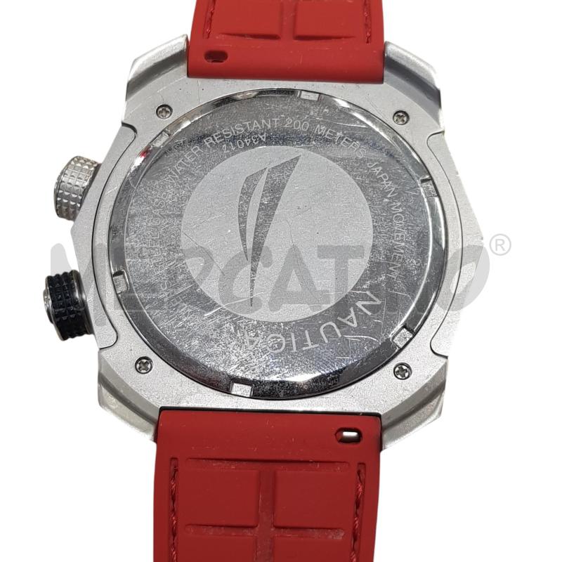 OROLOGIO DA POLSO NAUTICA ROSSO | Mercatino dell'Usato Civitavecchia 3