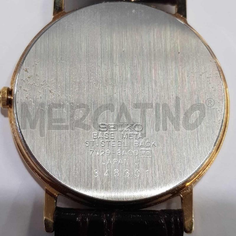 OROLOGIO DA POLSO SEIKO 7N29-8A00 CINT PELLE STAMPA COCCO | Mercatino dell'Usato Civitavecchia 3