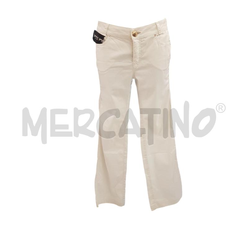PANTALONE D BIANCO MARELLA SPORT TASCHINE DIETRO BRILLANTINI | Mercatino dell'Usato Civitavecchia 1