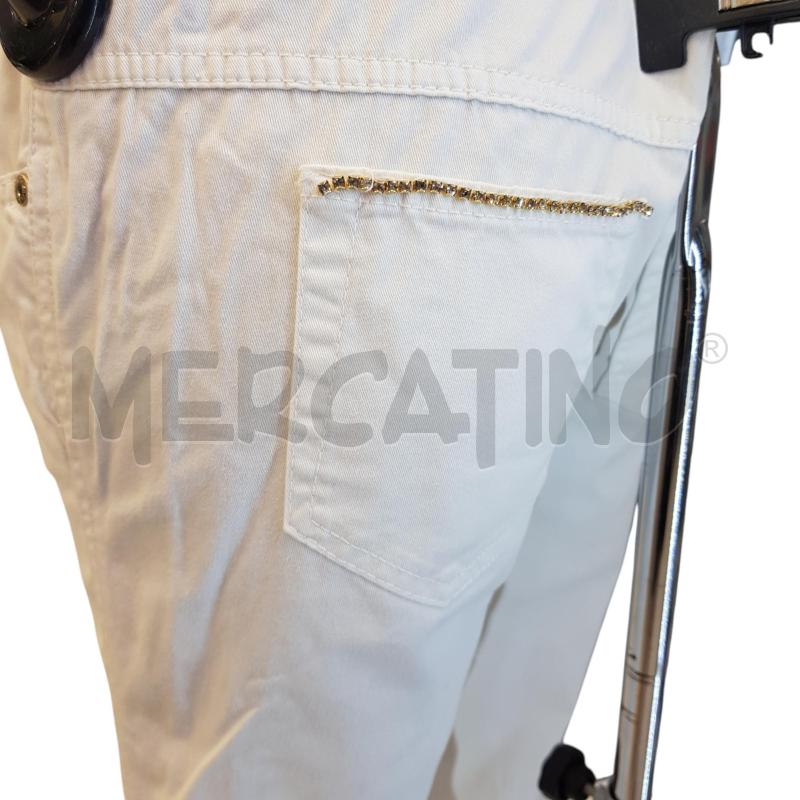 PANTALONE D BIANCO MARELLA SPORT TASCHINE DIETRO BRILLANTINI | Mercatino dell'Usato Civitavecchia 3