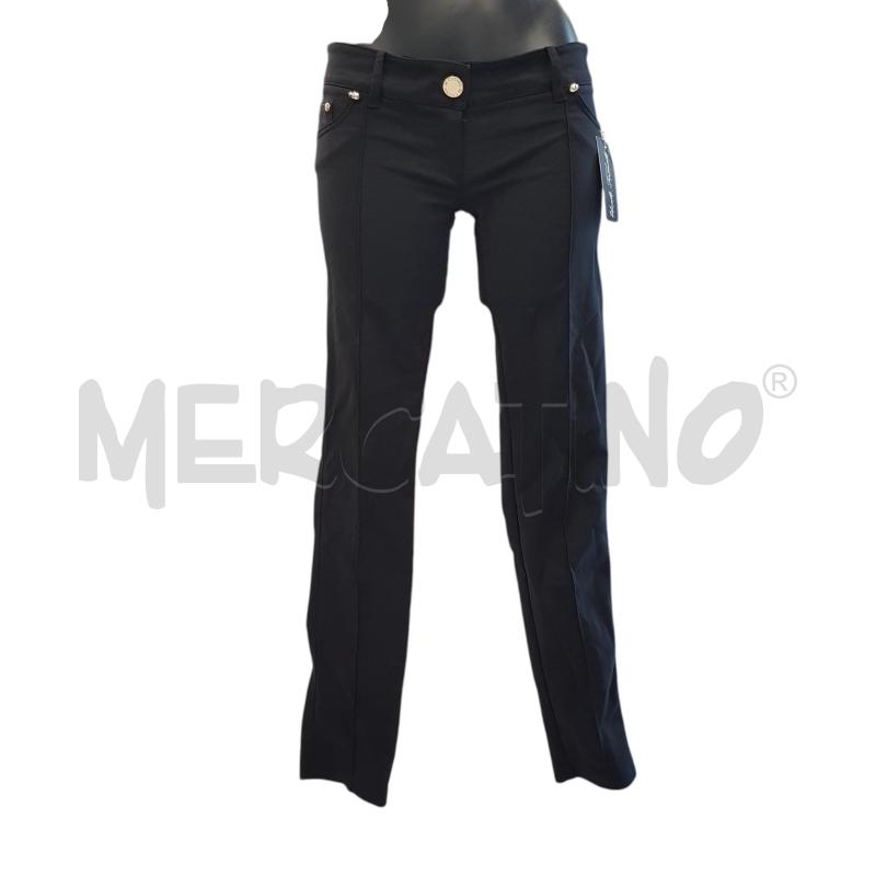 PANTALONE D CELYN B NERO APPLIXAZIONE TESCHIO | Mercatino dell'Usato Civitavecchia 1