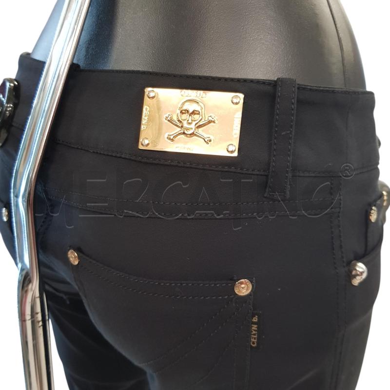 PANTALONE D CELYN B NERO APPLIXAZIONE TESCHIO | Mercatino dell'Usato Civitavecchia 4