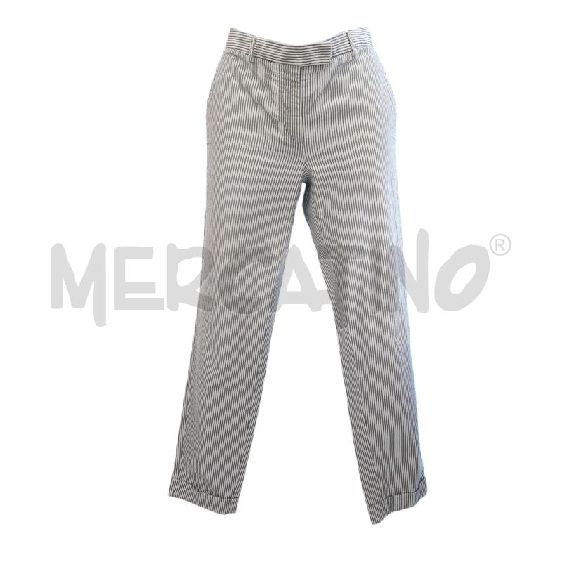 PANTALONE D JACOB CHOEN COUTURE RIGHE BIANCHE BLU | Mercatino dell'Usato Civitavecchia 1