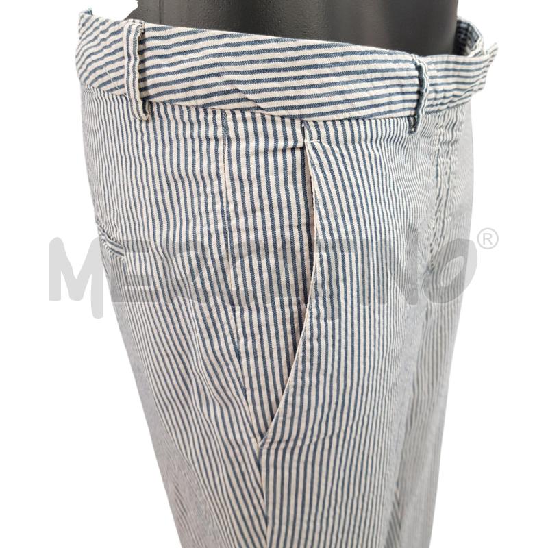 PANTALONE D JACOB CHOEN COUTURE RIGHE BIANCHE BLU | Mercatino dell'Usato Civitavecchia 2