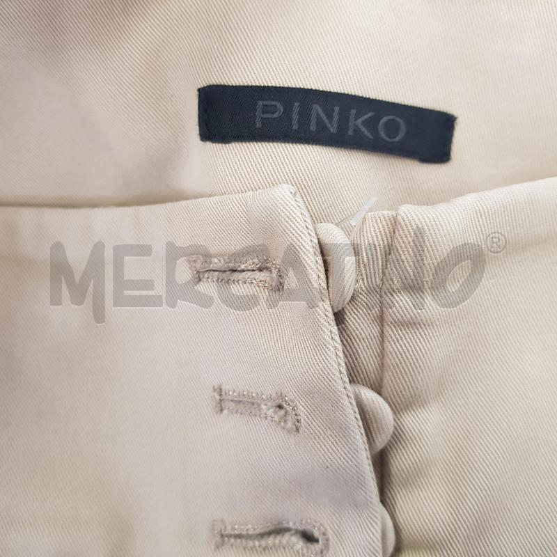 PANTALONE D PINKO BEIGE CAVALLERIZZO CINT 3 BOTT | Mercatino dell'Usato Civitavecchia 4