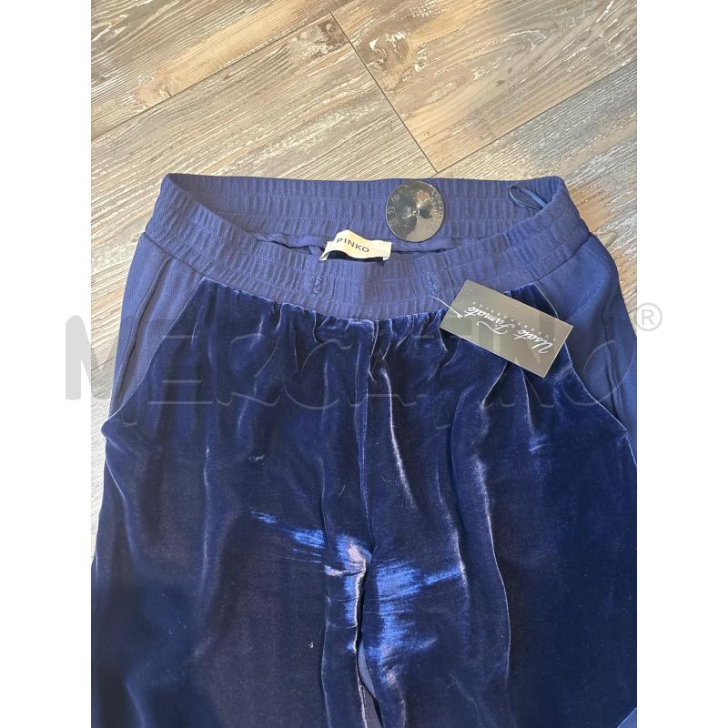 PANTALONE D PINKO BLU DAVANTI VELLUTO NDIETRO TESSUTO | Mercatino dell'Usato Civitavecchia 3