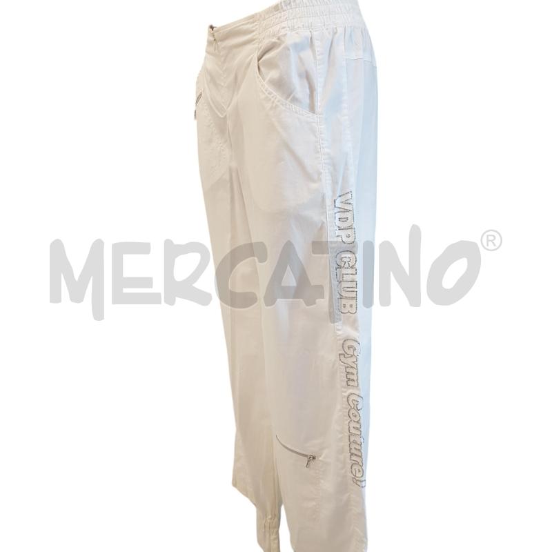 PANTALONE D VIADELLAPERLE BIANCHI STRASS | Mercatino dell'Usato Civitavecchia 2