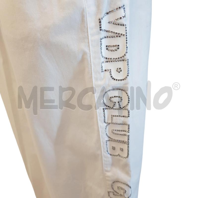 PANTALONE D VIADELLAPERLE BIANCHI STRASS | Mercatino dell'Usato Civitavecchia 3