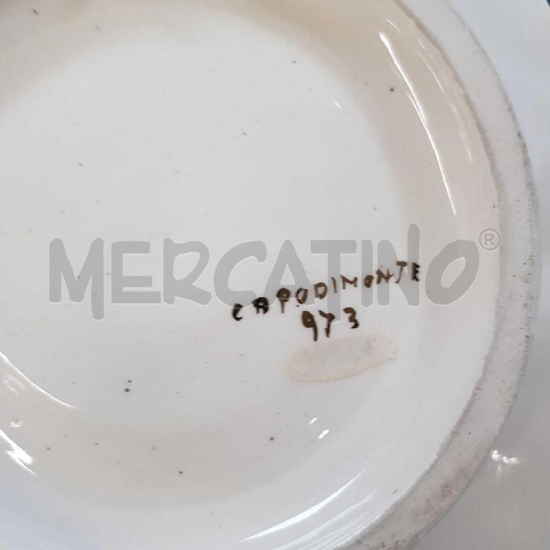 PIATTO CAPODIMONTE FAUNO  | Mercatino dell'Usato Civitavecchia 3