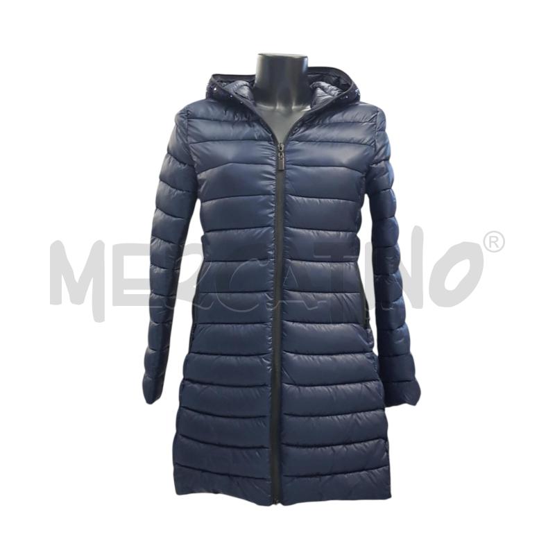 PIUMINO D MANGANO BLU CAPPUCCIO PAILETTESS | Mercatino dell'Usato Civitavecchia 1