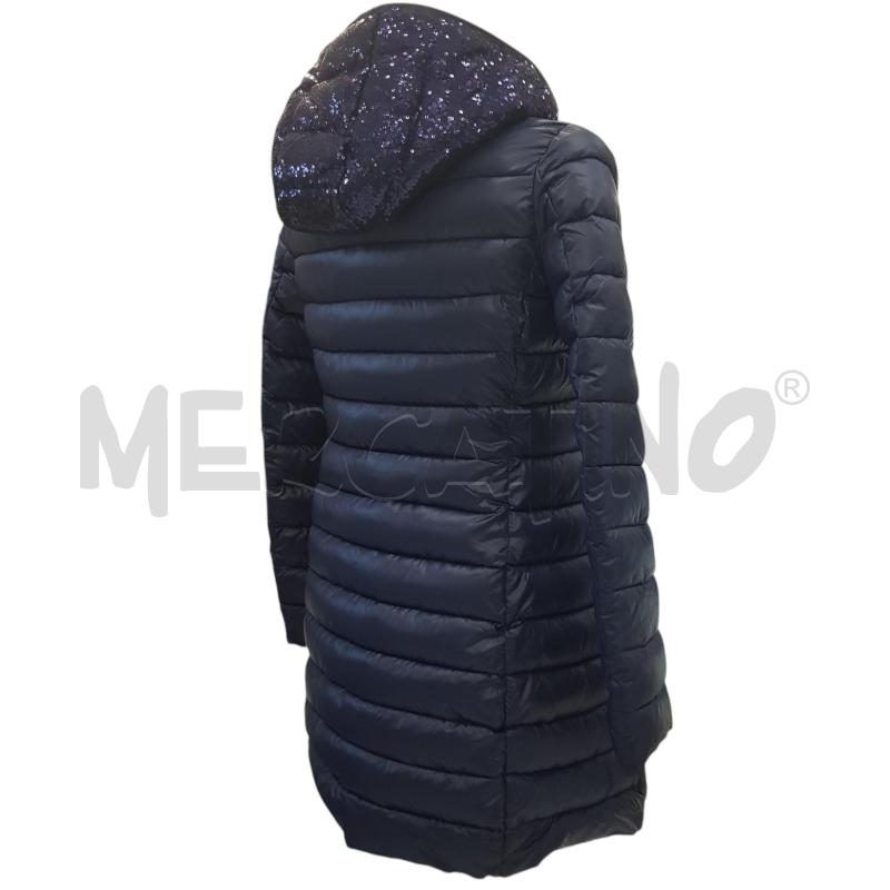 PIUMINO D MANGANO BLU CAPPUCCIO PAILETTESS | Mercatino dell'Usato Civitavecchia 3
