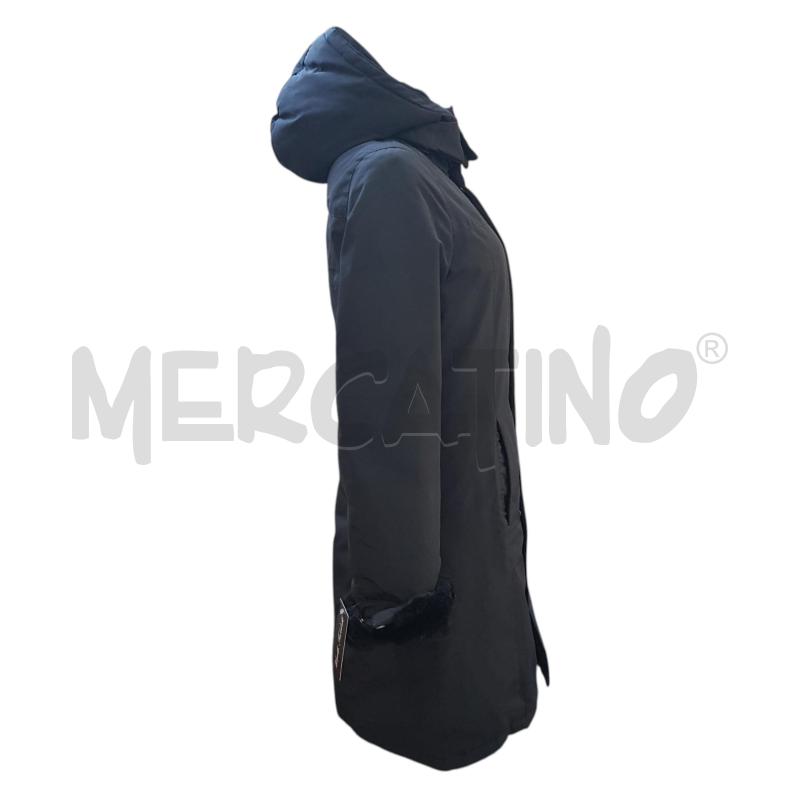 PIUMINO D WOOLRICH NYLON NERO LUNGO CAPP PELO | Mercatino dell'Usato Civitavecchia 2