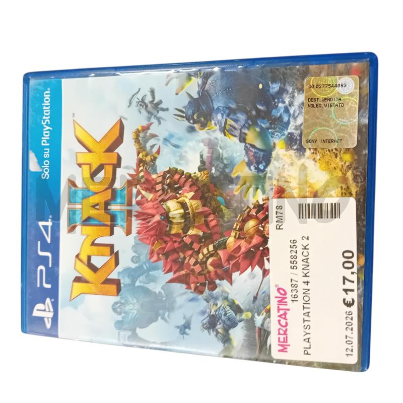 PLAYSTATION 4 KNACK 2 | Mercatino dell'Usato Civitavecchia 1