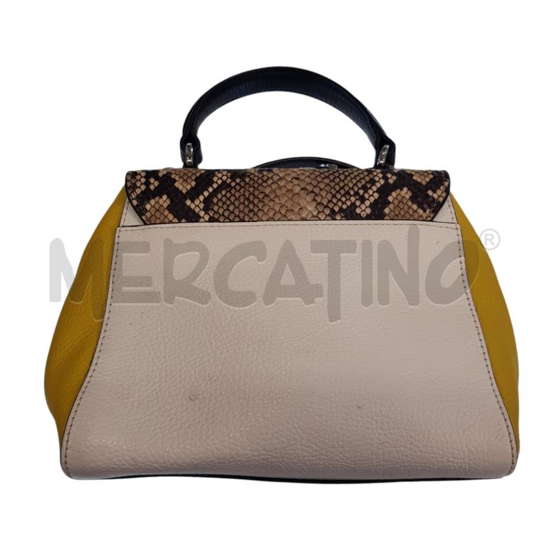 POCHETTE COCCINELLE GIALLO BIA PATTA RETTILE | Mercatino dell'Usato Civitavecchia 2