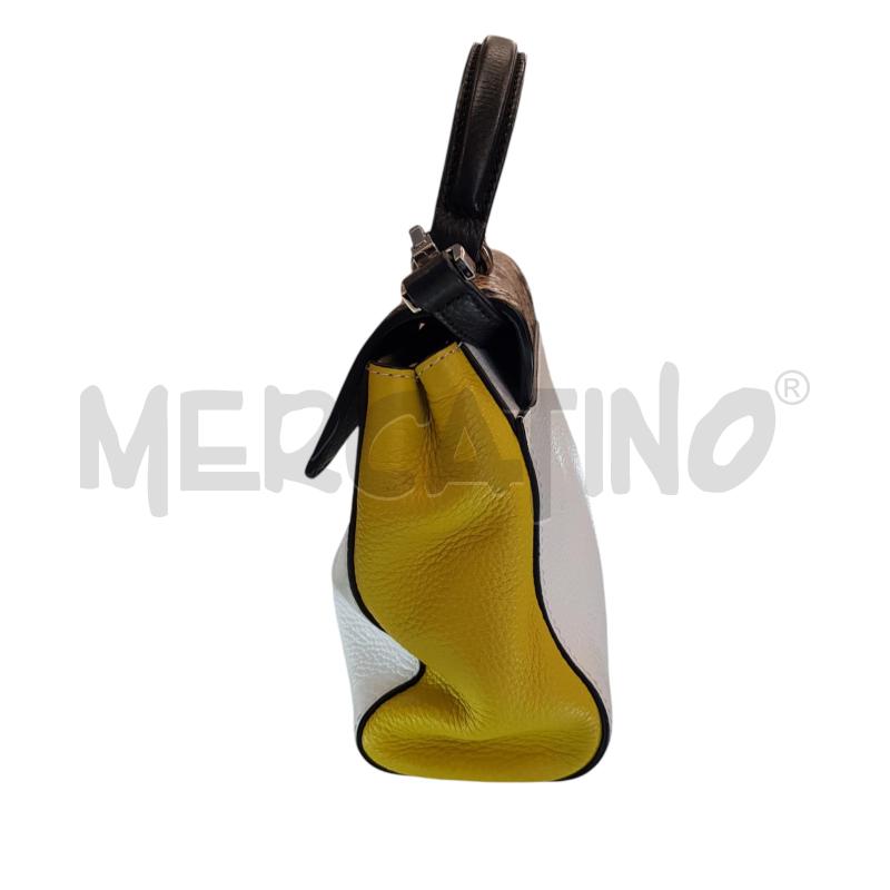 POCHETTE COCCINELLE GIALLO BIA PATTA RETTILE | Mercatino dell'Usato Civitavecchia 3