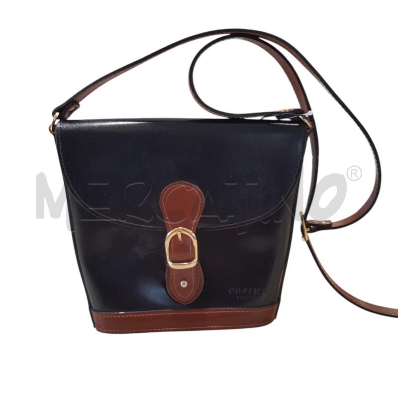 POCHETTE COSIMO FIRENZE CUOIO NERO DETT MARR | Mercatino dell'Usato Civitavecchia 1