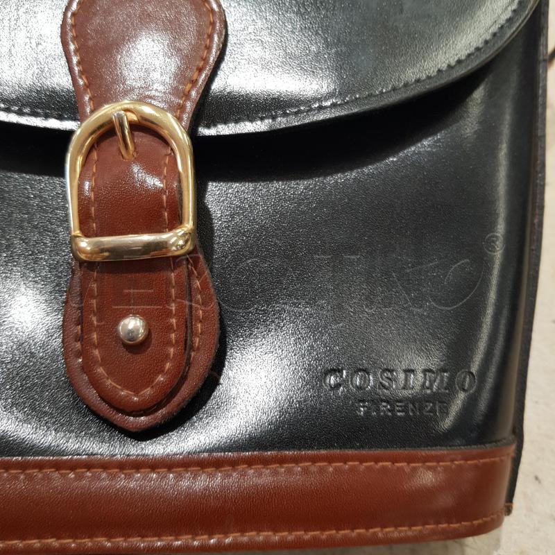 POCHETTE COSIMO FIRENZE CUOIO NERO DETT MARR | Mercatino dell'Usato Civitavecchia 4