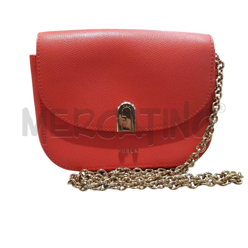 POCHETTE FUYRLA CUOIO CORALLO TRACOLLA CAT DRATA | Mercatino dell'Usato Civitavecchia 1
