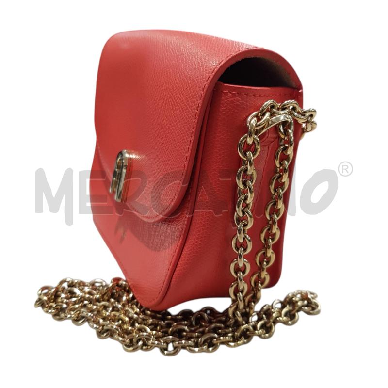 POCHETTE FUYRLA CUOIO CORALLO TRACOLLA CAT DRATA | Mercatino dell'Usato Civitavecchia 2