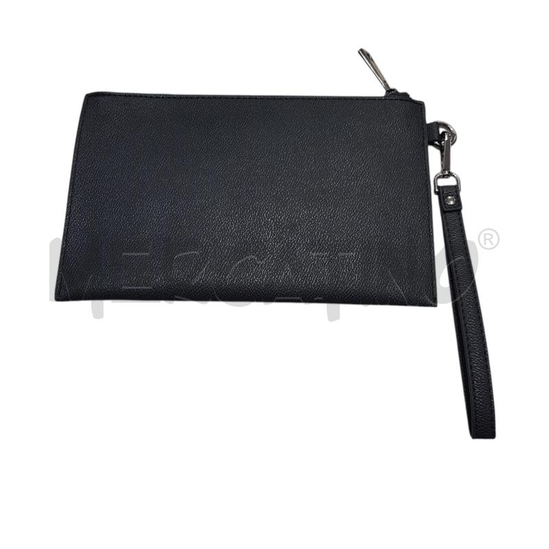 POCHETTE GAZZARINI BUSTA NERA LOGO METAL | Mercatino dell'Usato Civitavecchia 3