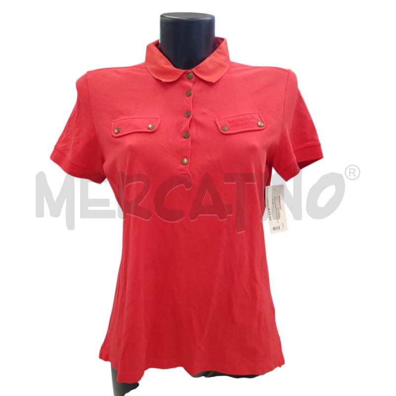 POLO D BARBOUR ROSSA  | Mercatino dell'Usato Civitavecchia 1
