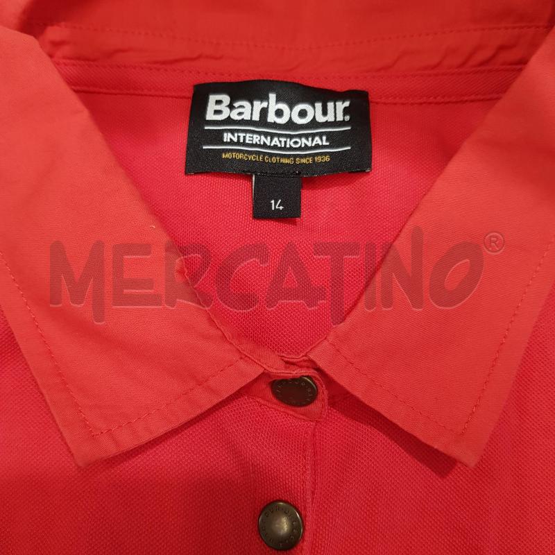 POLO D BARBOUR ROSSA  | Mercatino dell'Usato Civitavecchia 5