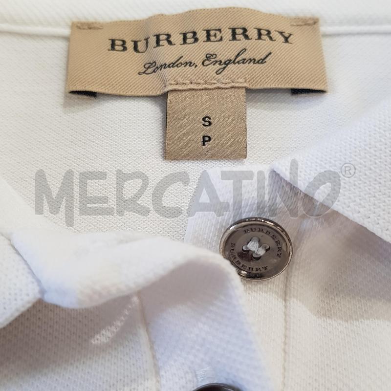 POLO D BURBERRY BIANCA  | Mercatino dell'Usato Civitavecchia 4
