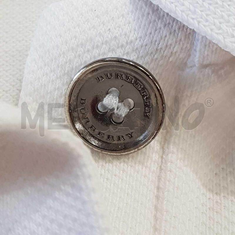 POLO D BURBERRY BIANCA  | Mercatino dell'Usato Civitavecchia 5