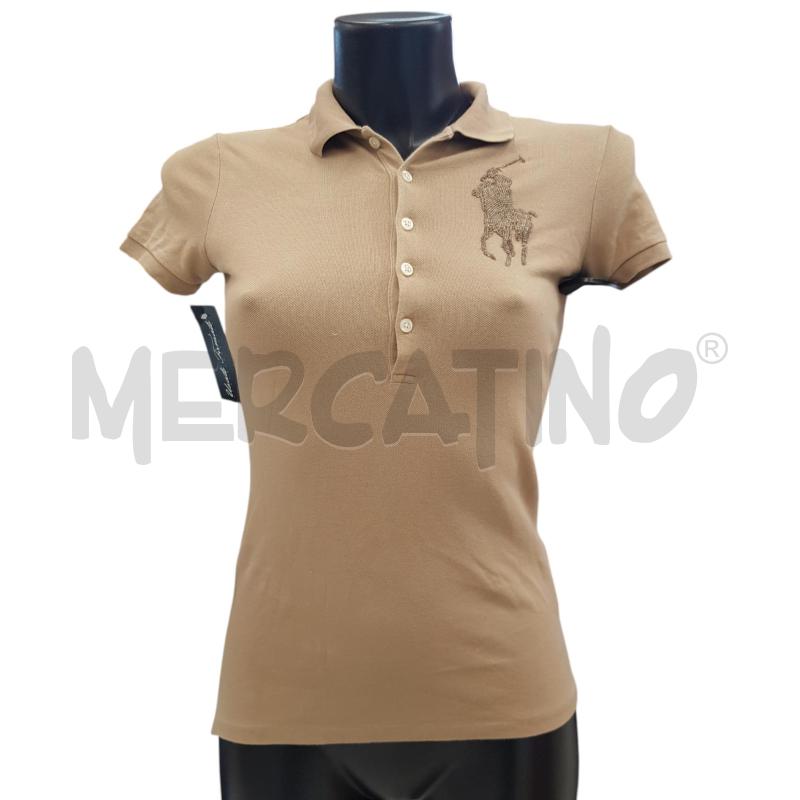 POLO D RALPH LAUREN CACAO STEMMA CANOTTIGLIE | Mercatino dell'Usato Civitavecchia 1