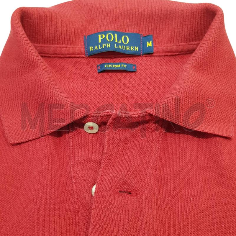 POLO URALPH LAUREN PIQUET REOSSO RICAMO GIALLO | Mercatino dell'Usato Civitavecchia 4