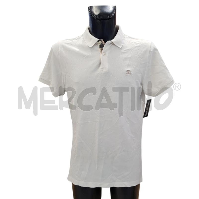 POLO U BURBERRY BRIT PIQUET BIA  | Mercatino dell'Usato Civitavecchia 1