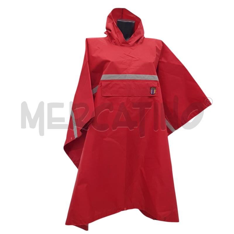 PONCHO CERATO VALENTINO VINTAGE ROSSO DETT  CATARIFRANGENTI | Mercatino dell'Usato Civitavecchia 1