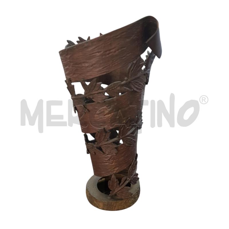PORTA BOTTIGLIA BASE BRONZO EDERA 40X20CM  | Mercatino dell'Usato Civitavecchia 2