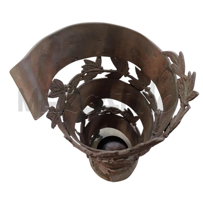 PORTA BOTTIGLIA BASE BRONZO EDERA 40X20CM  | Mercatino dell'Usato Civitavecchia 4