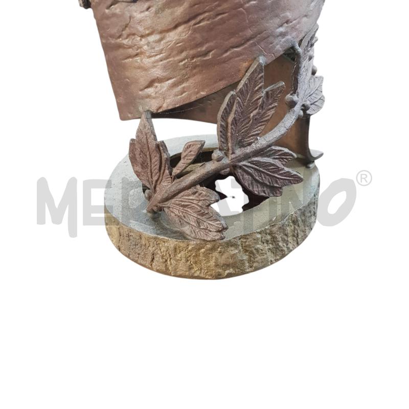 PORTA BOTTIGLIA BASE BRONZO EDERA 40X20CM  | Mercatino dell'Usato Civitavecchia 5