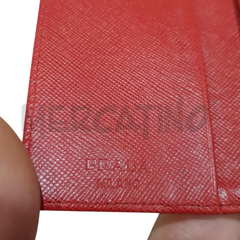 PORTA CHIAVI PRADA ROSSO TESSUTO  | Mercatino dell'Usato Civitavecchia 3