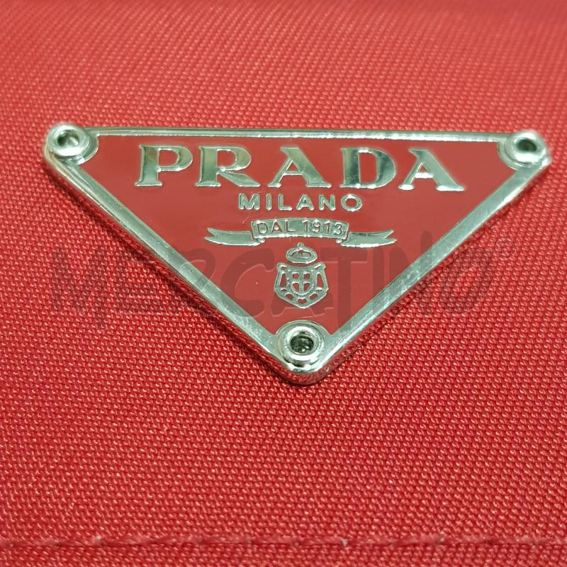 PORTA CHIAVI PRADA ROSSO TESSUTO  | Mercatino dell'Usato Civitavecchia 5