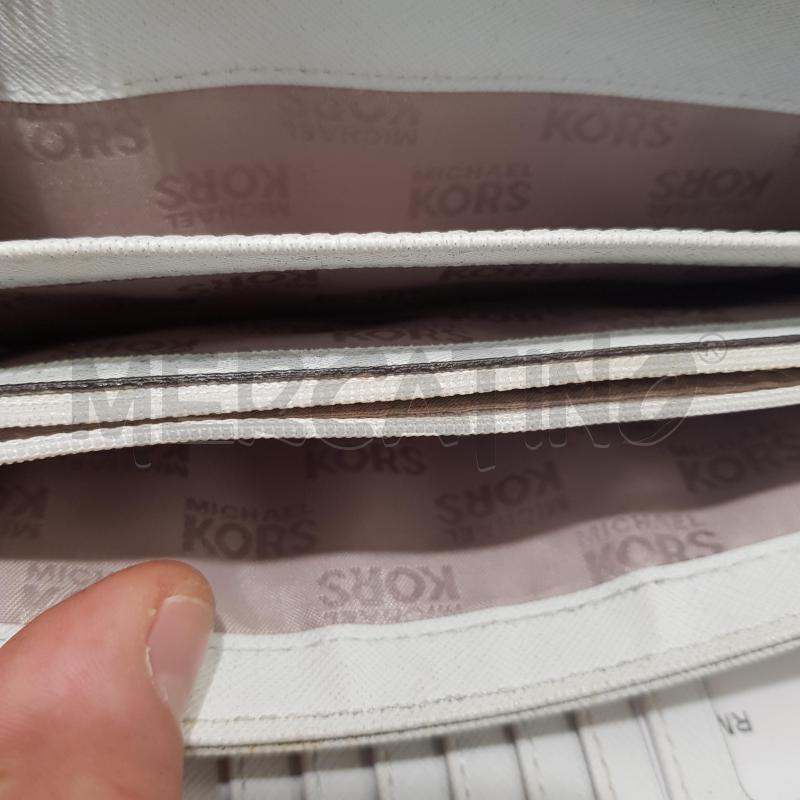 PORTA FOGLIO MICHAEL KORS BIANCO VERA PELLE  | Mercatino dell'Usato Civitavecchia 4