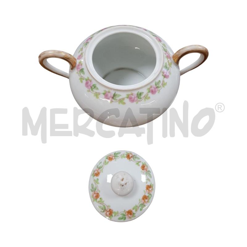 PORTA ZOLLETTE GINORI FIORI FILO DORATO | Mercatino dell'Usato Civitavecchia 3