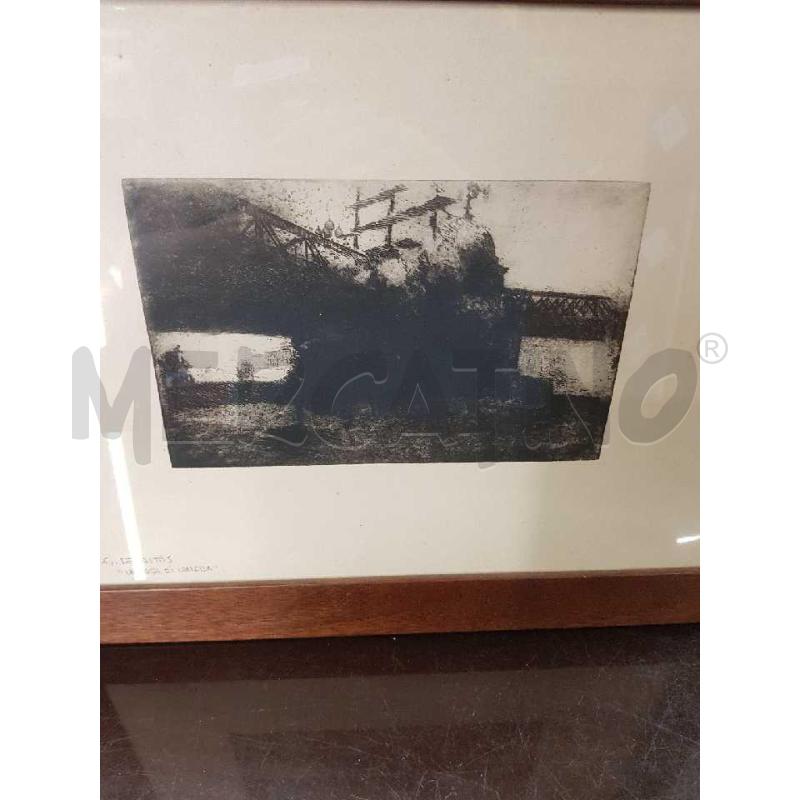 QUADRO 36X45 G.DENITTIS RAFFIG. VEDUTA DI LONDRA | Mercatino dell'Usato Civitavecchia 2