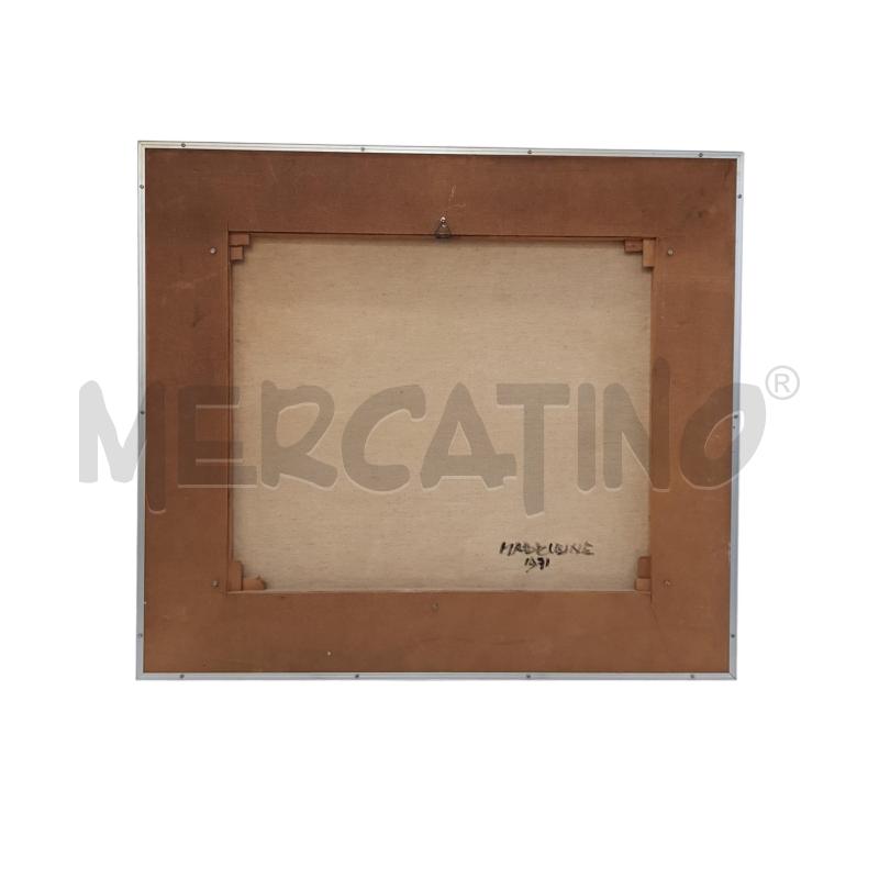 QUADRO 71X61 OLIO SU TELA CAVALLI AL GALOPPO  | Mercatino dell'Usato Civitavecchia 2