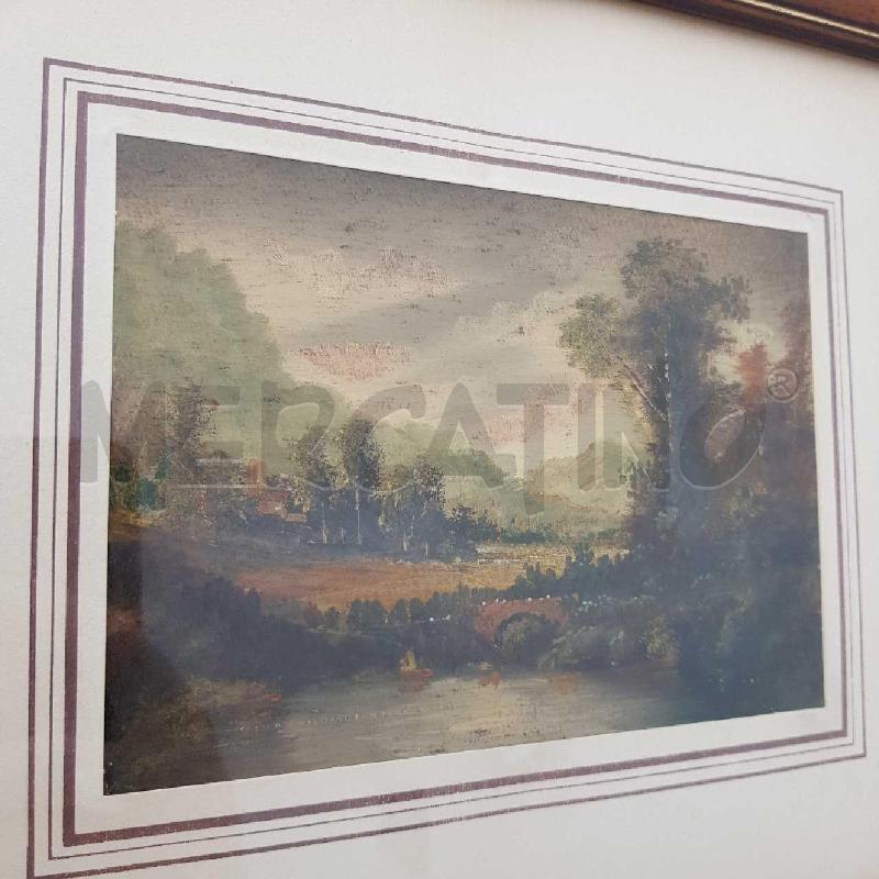 QUADRO BATTISTA CAGNANA PAESAGGIO 20X15 | Mercatino dell'Usato Civitavecchia 2