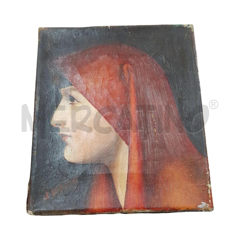 QUADRO COPIA SANTA FABIOLA DI ROMA 16X18 VINTAGE  | Mercatino dell'Usato Civitavecchia 1