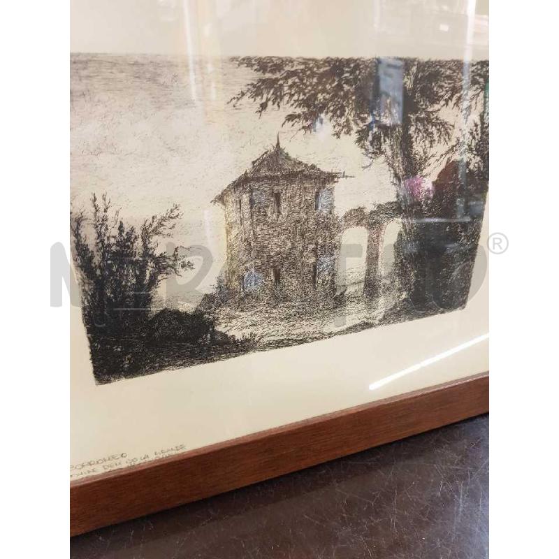 QUADRO G.BORROMEO 36X45 ISOLA GRANDE LAGO MAGGIORE | Mercatino dell'Usato Civitavecchia 2