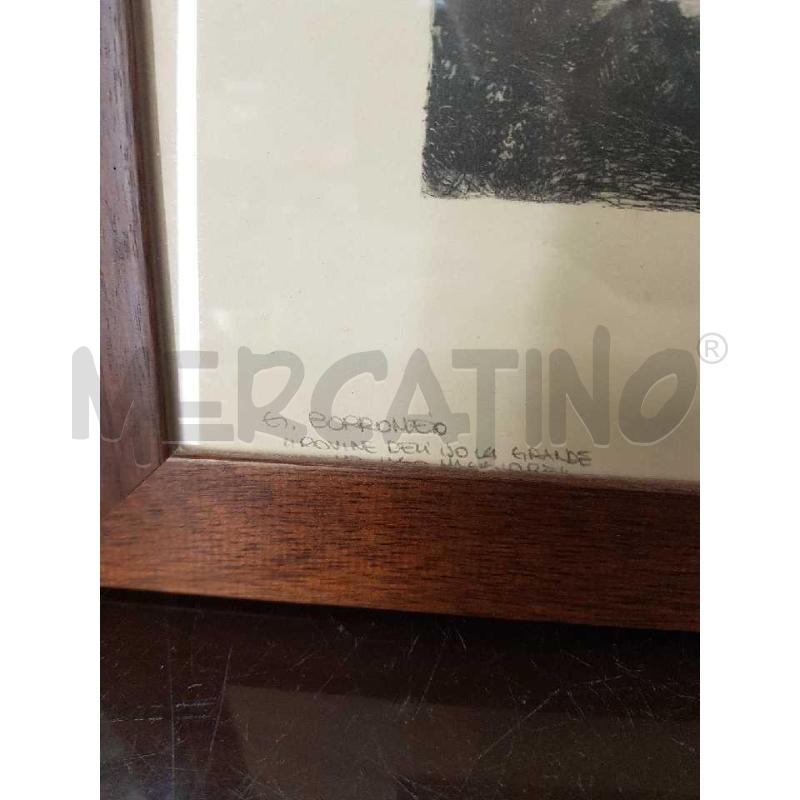 QUADRO G.BORROMEO 36X45 ISOLA GRANDE LAGO MAGGIORE | Mercatino dell'Usato Civitavecchia 3