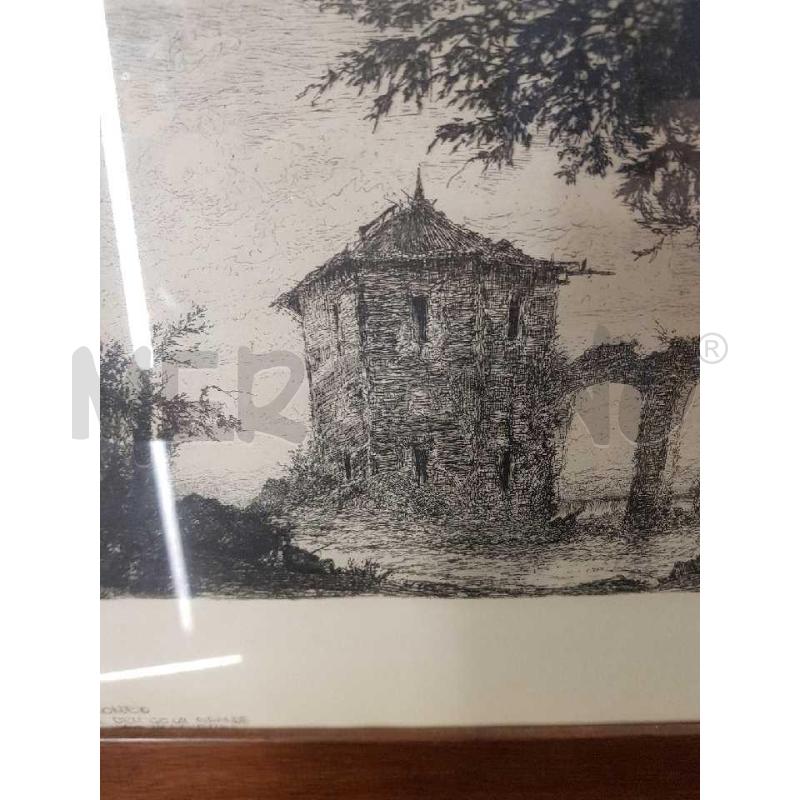 QUADRO G.BORROMEO 36X45 ISOLA GRANDE LAGO MAGGIORE | Mercatino dell'Usato Civitavecchia 4