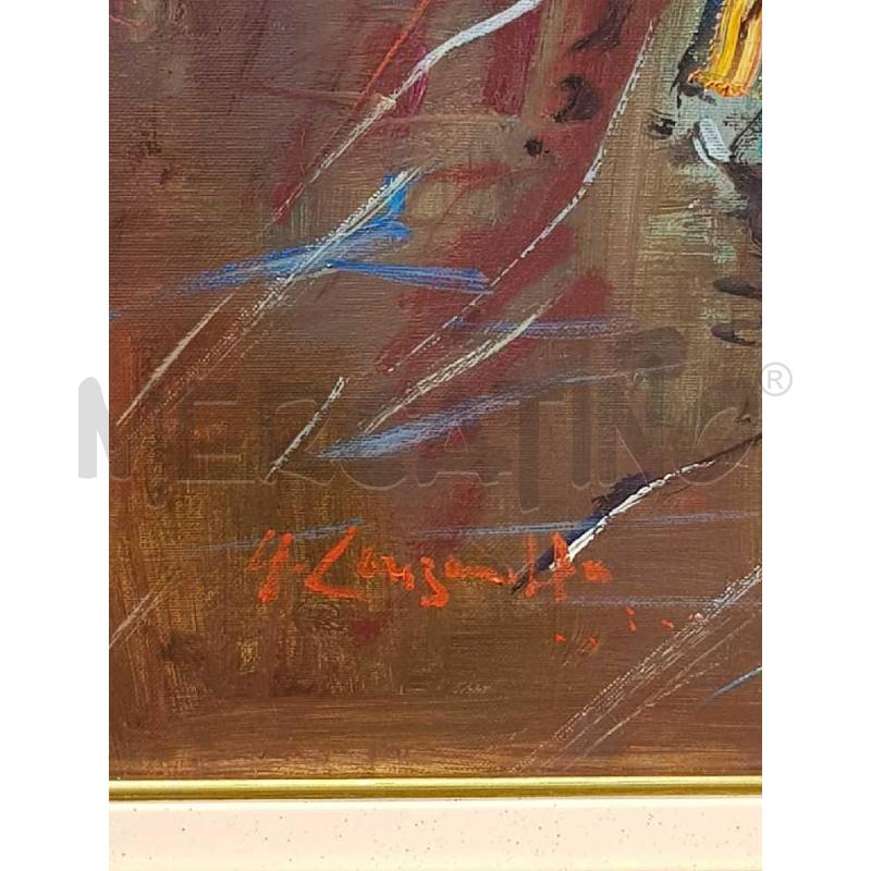 QUADRO NICOLA CANZANELLA 90X70 CARNEVALATA | Mercatino dell'Usato Civitavecchia 4