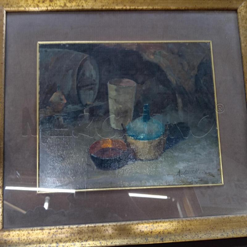 QUADRO OLIO NATURA MORTA 32X25 | Mercatino dell'Usato Civitavecchia 1