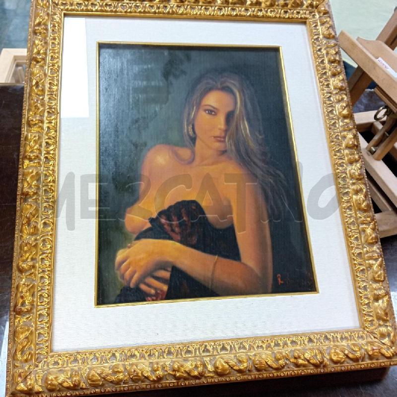 QUADRO OLIO RITARTTO PROF, MONTE 64X54 CM | Mercatino dell'Usato Civitavecchia 1