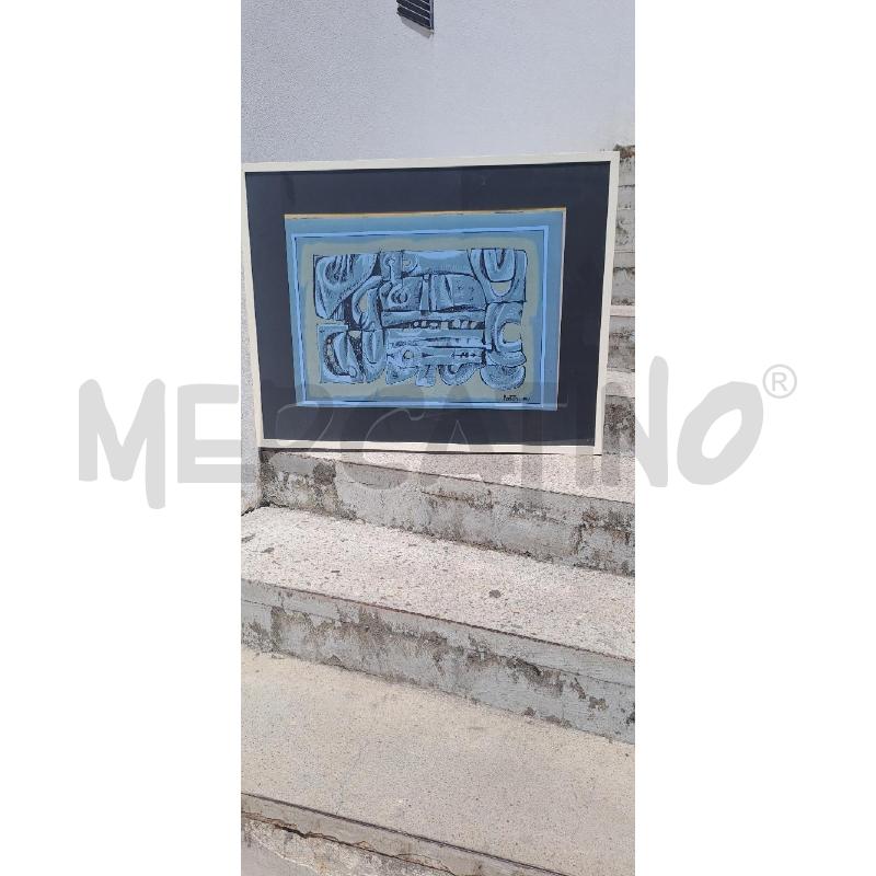 QUADRO OPERA GRAFICA ASTRATTA 48*69 | Mercatino dell'Usato Civitavecchia 1